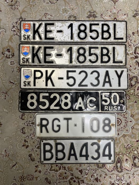 Автономера для коллекции