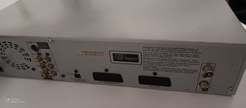 Panasonic combo VHS-DVD recorder in stare perfecta cu telecomanda