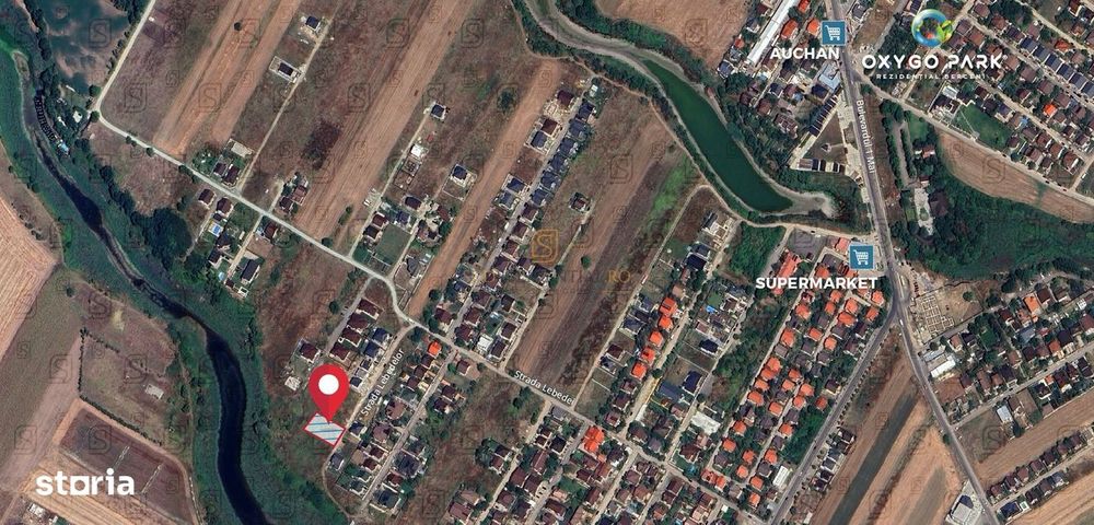 Teren intravilan 530 mp cu dubla deschidere - Comuna Berceni