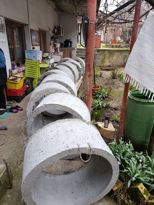 Копаене на Септични Ями,Полагане на Бетони