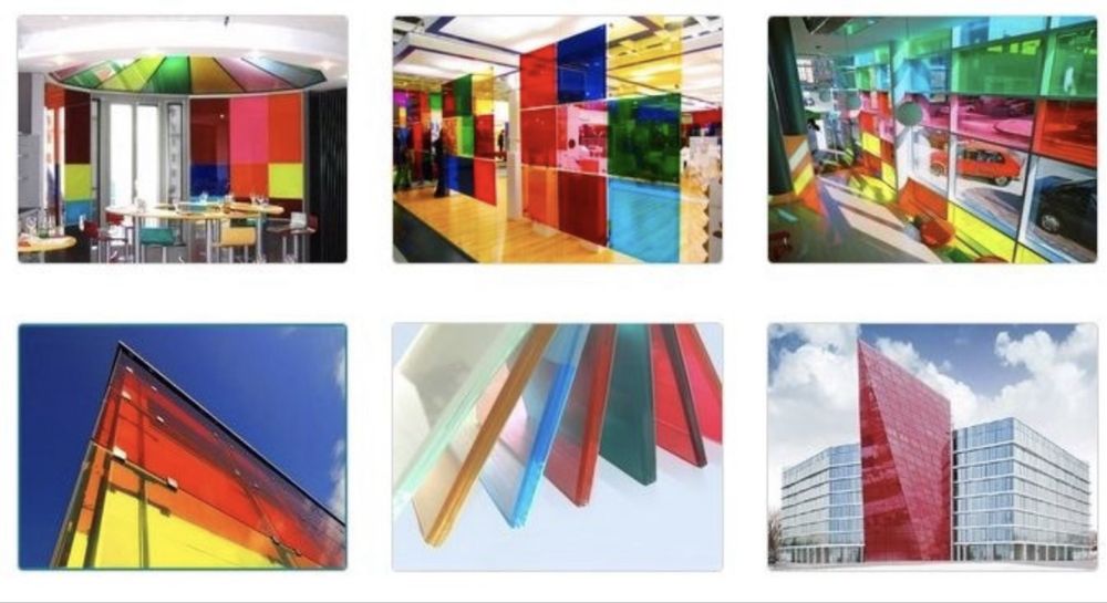 Триплек стекла Калённое стекло