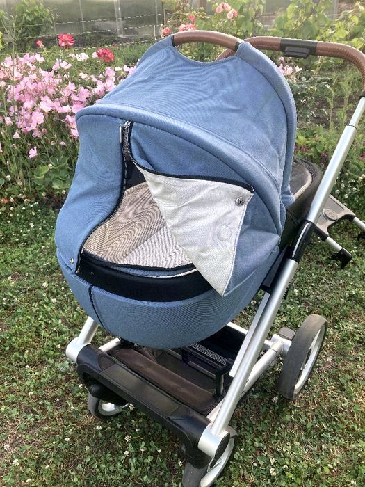 Бебешка количка Mutsy i2 (с 11 компонента) Heritage bright blue/stone