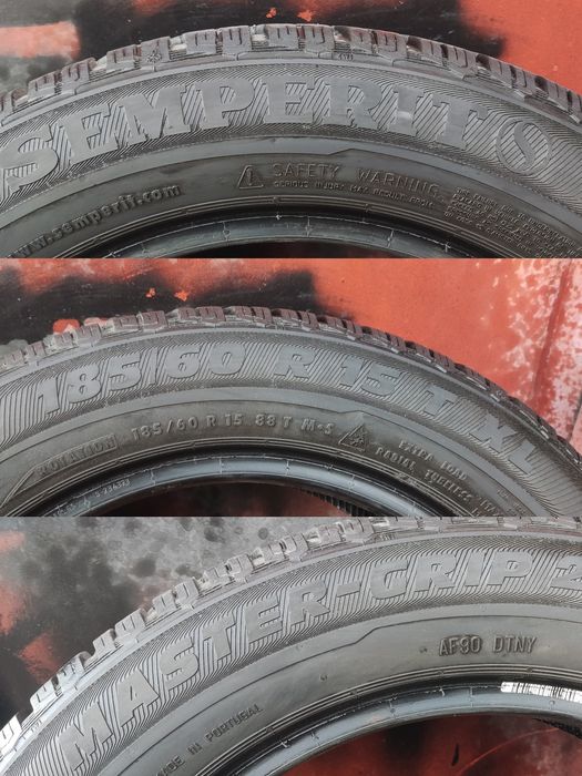 2бр зимни гуми 185/60/15  Semperit Speed Grip
dot22
6.98mm
Добро състо