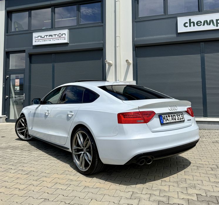 Audi A5 Competition • Quattro • Distronic • Trapă • alb perlat • 2.0 TDi - 190 CP • 06.2015