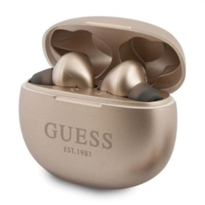 Безжични слушалки Guess, Златист