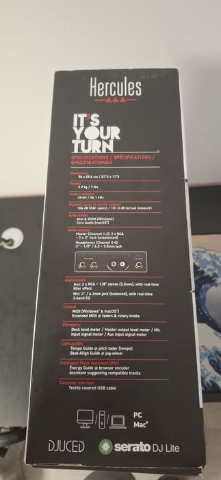 Consola dj hercules impulse 500