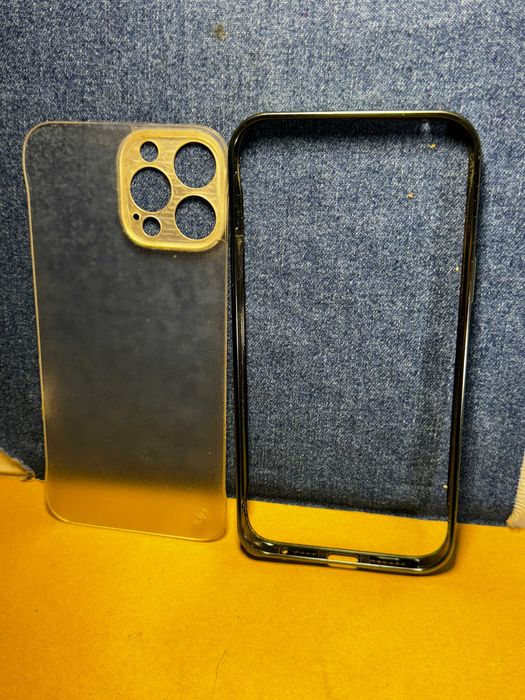 Bumper Hard Frame / Метална рамка + гръб за iPhone 13 Pro Max Green