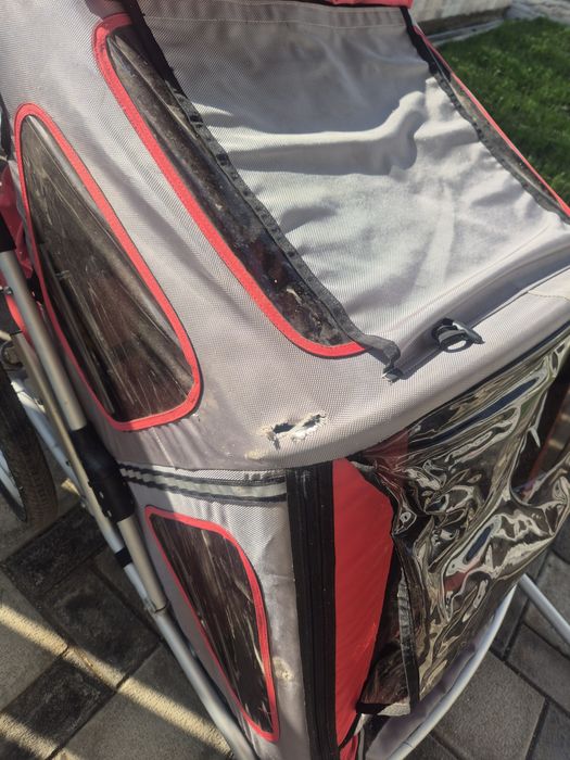 Cărucior remorca bicicleta