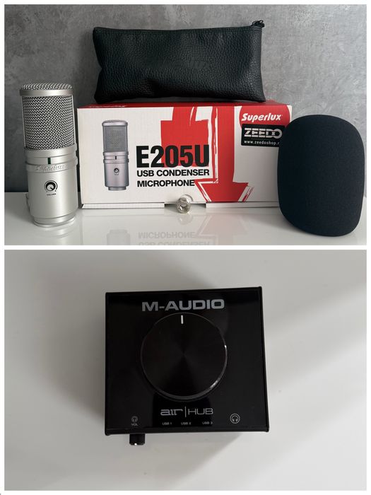 Bundle M-Audio Air Hub + Superlux E205U