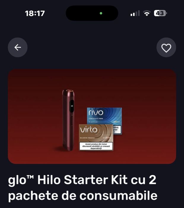 Vand aparat glo hilo sigilat