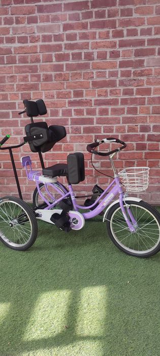 Трёхколёсный велосипед для инвалидов ДЦП