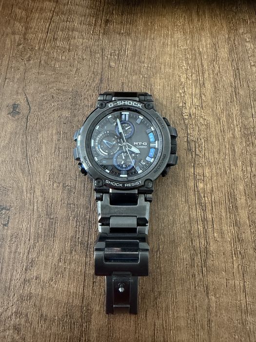 Casio G-SHOCK MT-G MTG-B1000B-1A – Tough Solar, Bluetooth, Sapphire, Full Set