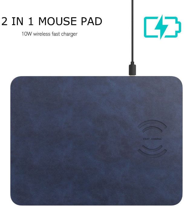 Mouse pad 2 in 1 cu incarcator Wireless lateral. Nou! Samsung 8, 8 plu