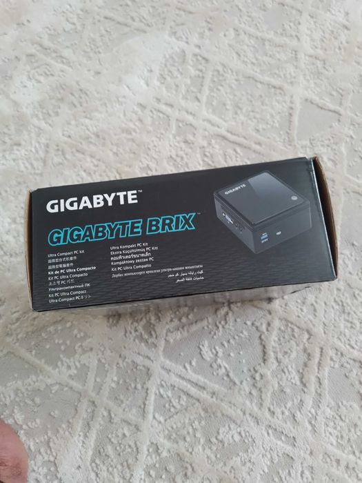 Мини ПК, Gigabyte, BRIX GB-BACE-3000, Intel Celeron N3000