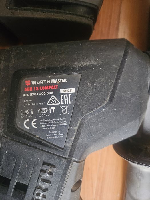 Set 2 buc. Rotopercutoare wurth