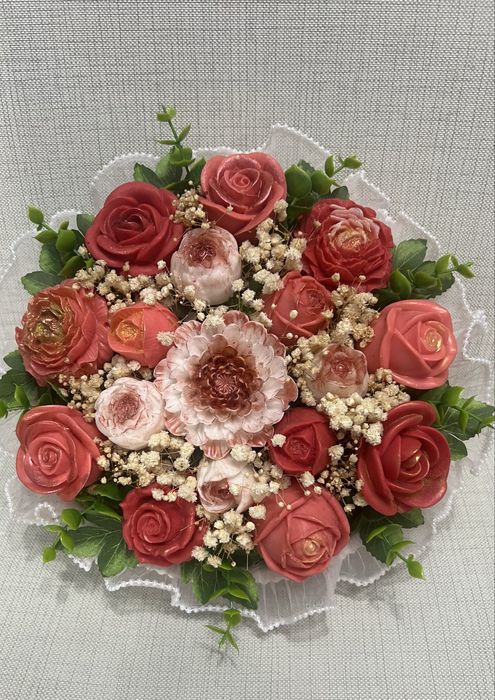 Цветя и аранжировки от ароматен сапун