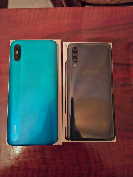 Samsung Glaxy A50 и Xiaomi Redmi 9a