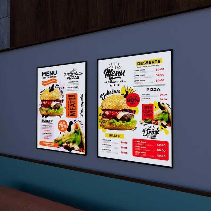 Ультратонкий световой короб для вывесок 3D LED реклама