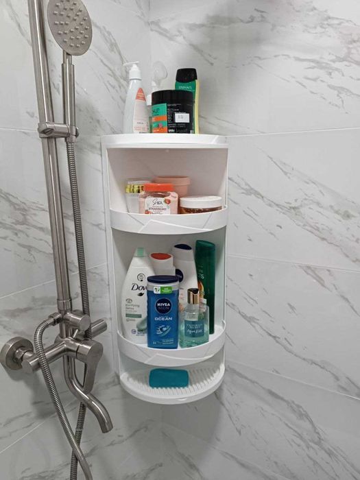 Уголок шкафчик в ванную, кухню универсальный. Вращающийся