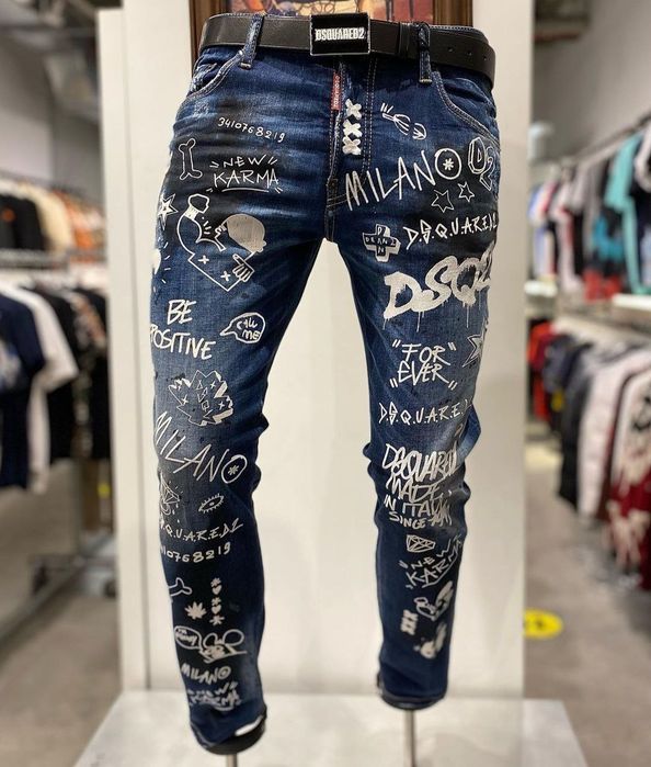 Blugi Dsquared2 new model Skater Jeans Seria S74LB0764S30342