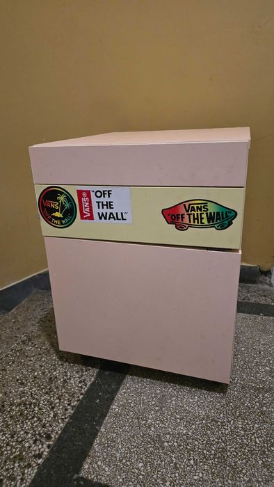 Контейнер на колелца, розов, 45/50/59 см