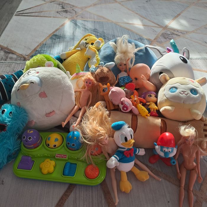 Игрушки разные мягкие