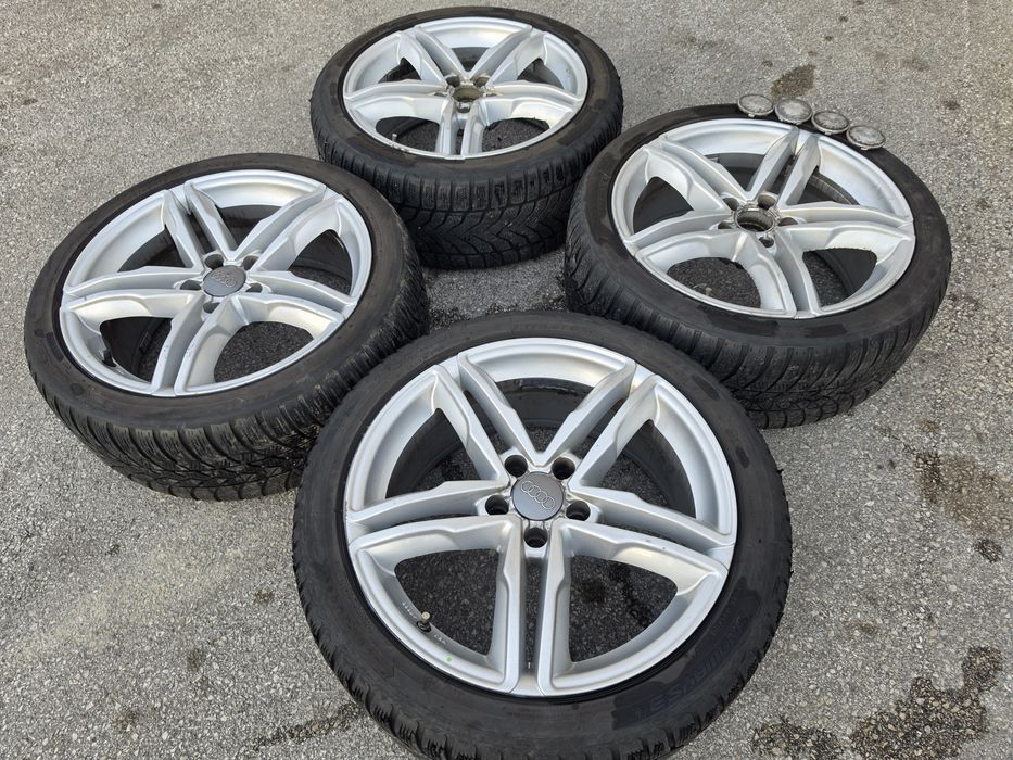 5х112/18 с гуми Ауди Мерцедес Шкода Фолксваген Сеат 5x112/18 Mercedes Audi VW Skoda