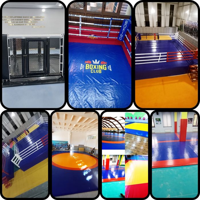 Боксерский ринг. Boks ring, Boxing ring.