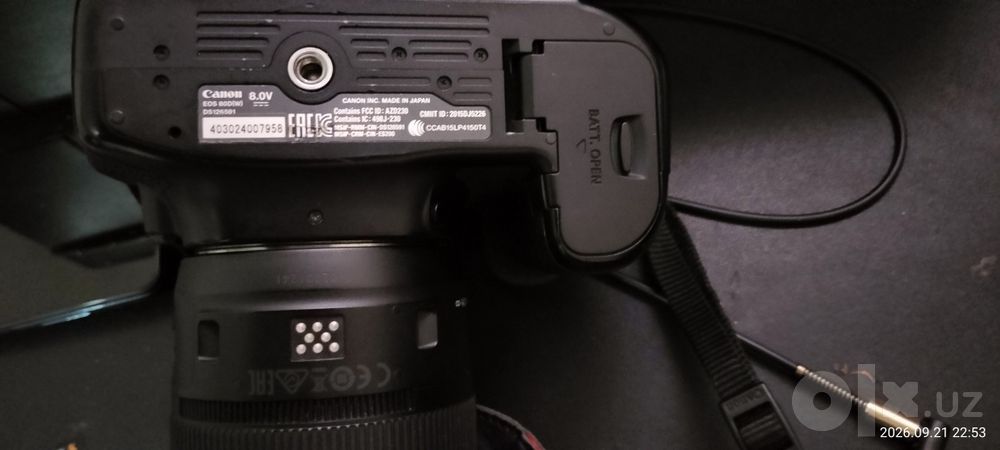 Canon eos 80D kit + комплект аккумуляторов и ND-фильтр