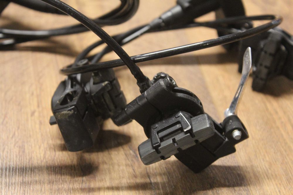 Set manete frane hidraulice Magura pe saboti