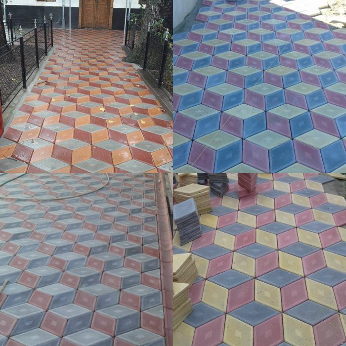 Pavaje pavele din beton - model Floare Model