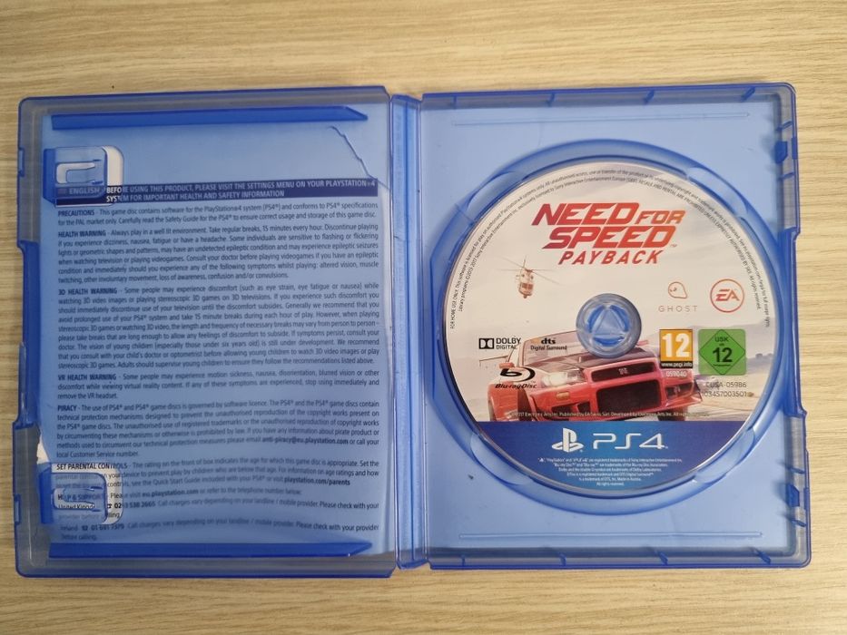 Need for Speed Payback PS4 – original, PlayStation Hits