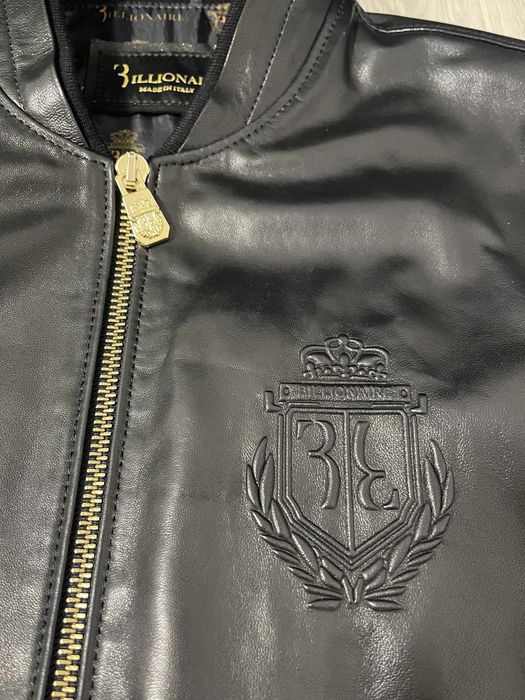 Geaca piele Billionaire marimea M