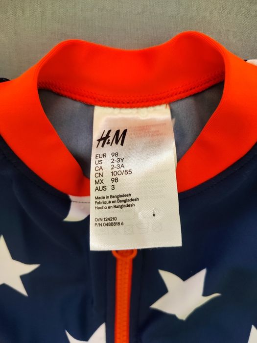 Детски цял бански костюм H&M 98-104