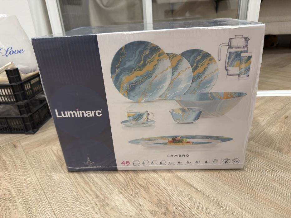 Посуда luminarc 46 предметов