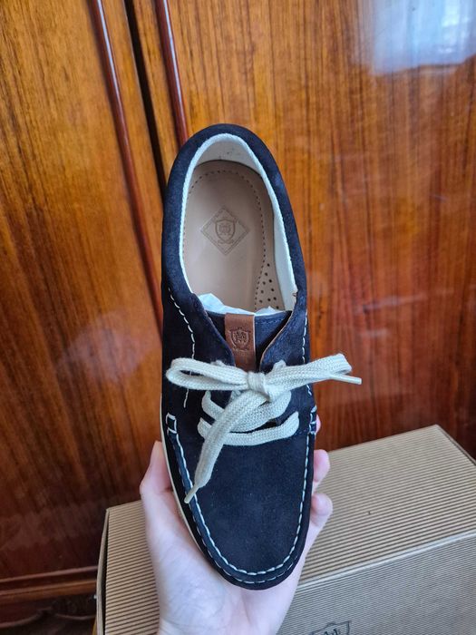 Pantofi piele intoarsa baieti nr. 37 Massimo Dutti noi