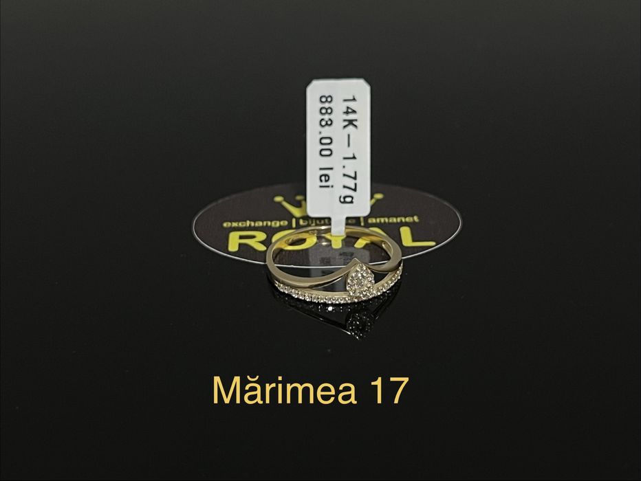 Bijuteria Royal CB : Inel dama aur nou 14k 1,77gr
