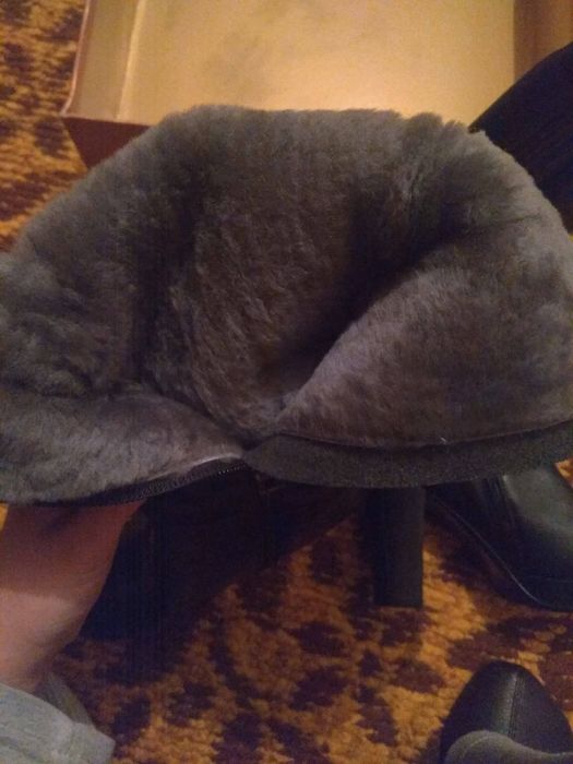 Кожанная ботинка