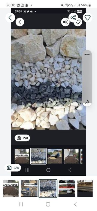 Balast nisip piatra calcar granit griblura asfalt moloz compost beton.