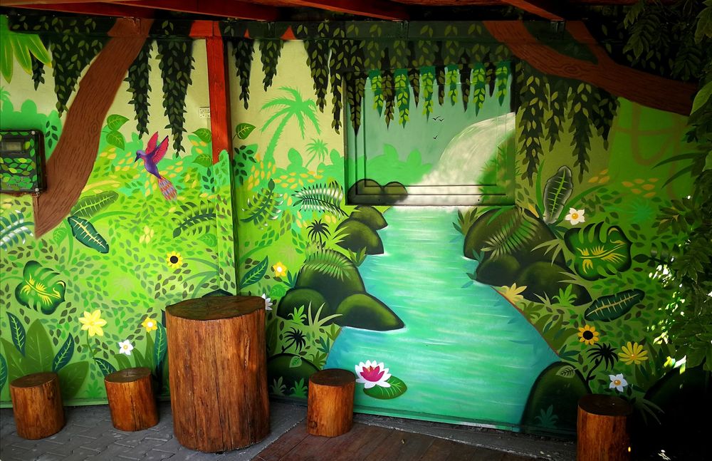 Graffiti pictura pereti