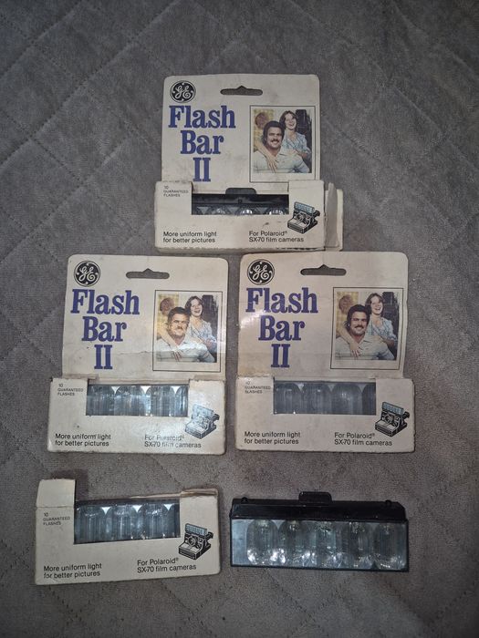 Blițuri Polaroid SX 70 - GE Flash Bar II