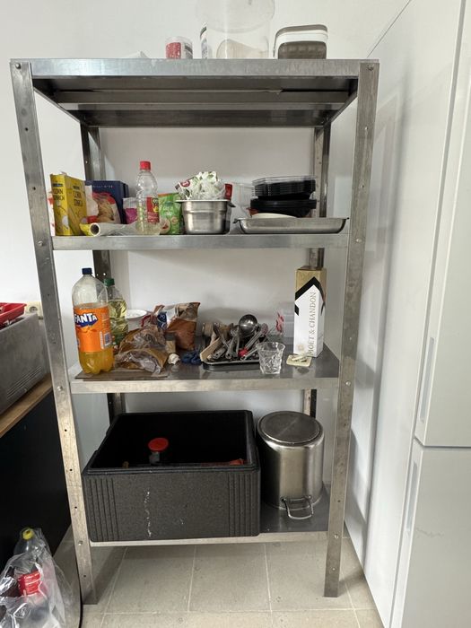 Mobilier de bucătărie din oțel inoxidabil & grătar mare Full Inox
