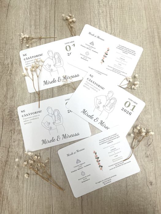 Invitatii nunta si marturii