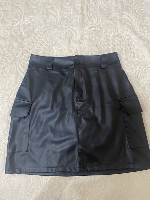 дамско кожена пола