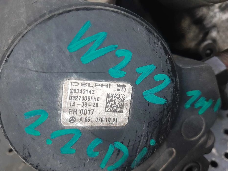 pompa inalta  2.2 cdi 651924  mercedes e-class w212 e250   a6510701001  28343143