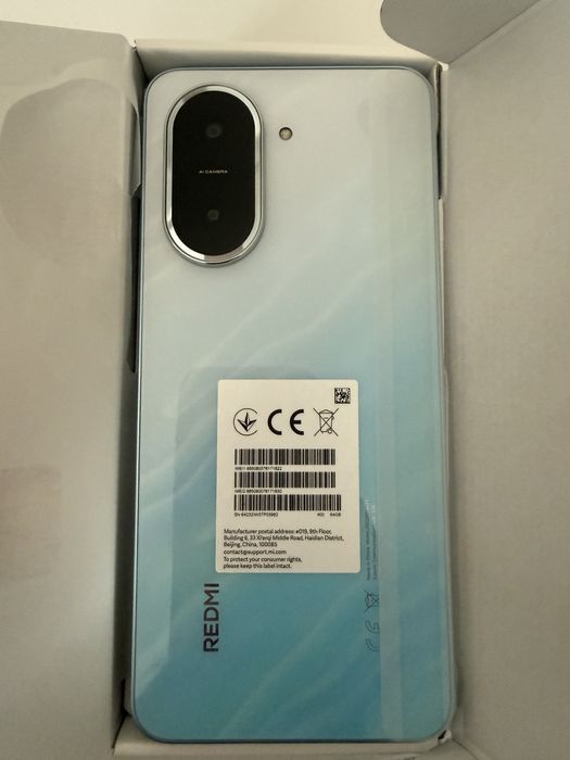 Смартфон Xiaomi Redmi A5 (син), поддържа 2 SIM карти, 6.88"