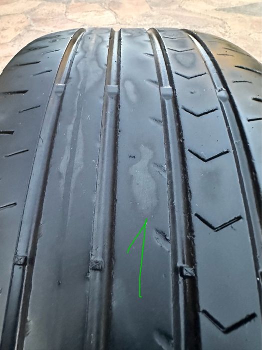 Шины 215/55/R17 Continental, б/у.