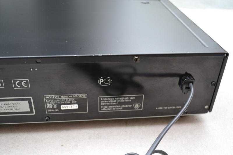 Cd player Sony SACD SCD XB 780 QS