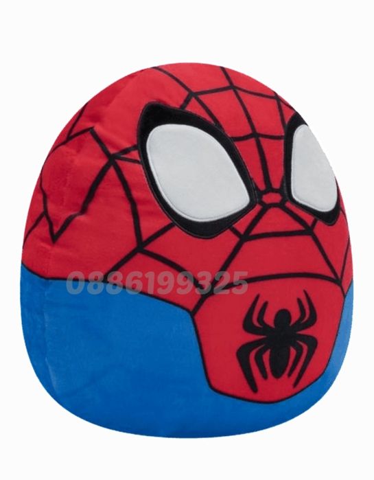 Голяма плюшена възглавница Пуф Спайдърмен Скуиши