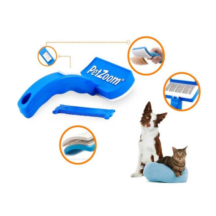 Pet Zoom!Самопочистваща четка,гребен,тример за животни,кучета, котки